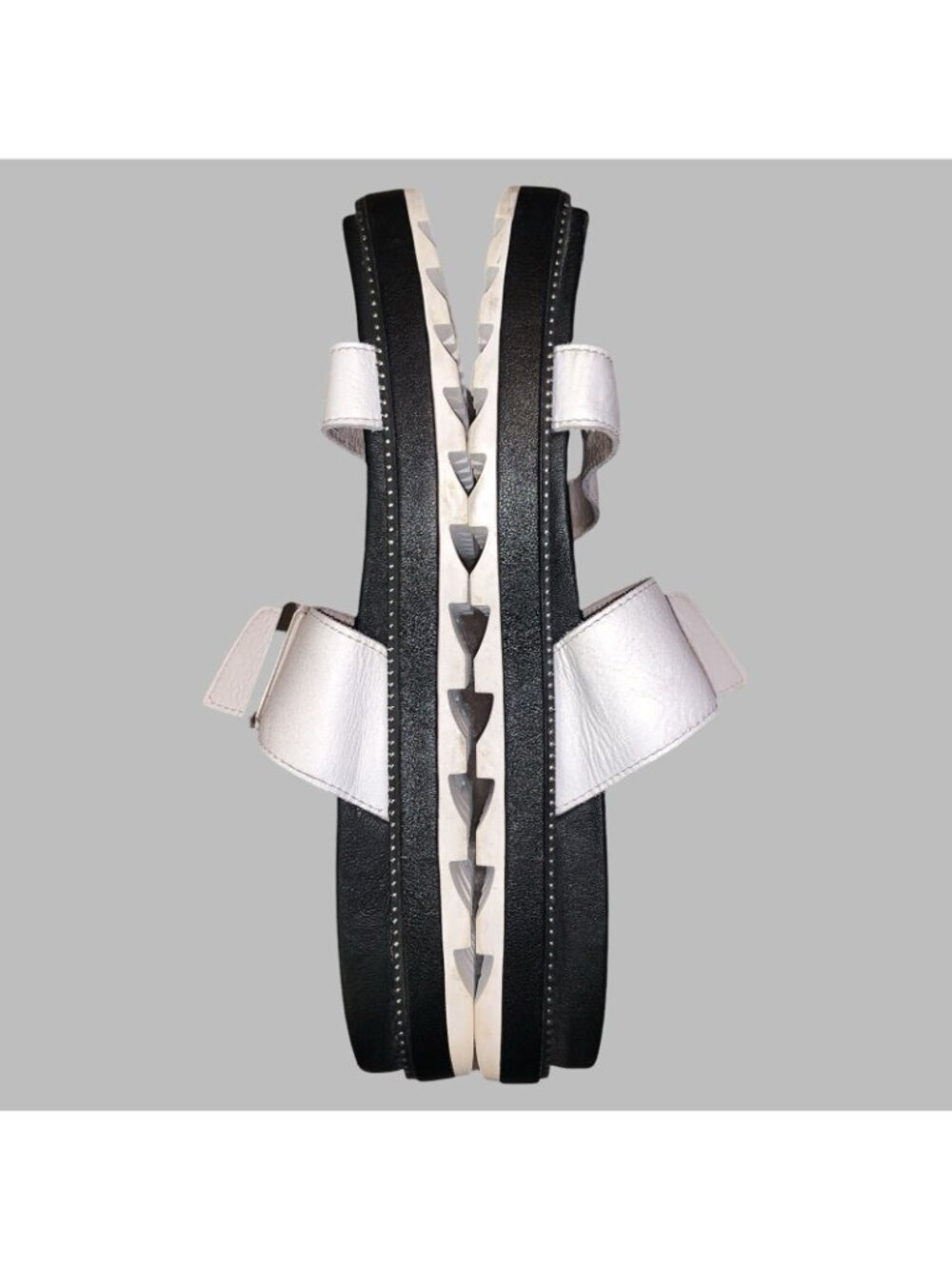 Sorel Roaming Buckle Slide Sandals Women's 10 Black And White Comfort Summer - Picture 5 of 7